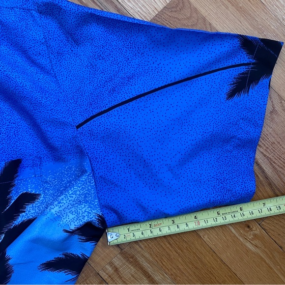 GJC VTG Hawaiian Style Short Sleeve Botton Down Shirt Men Size Large St. Thomas - Picture 9 of 14